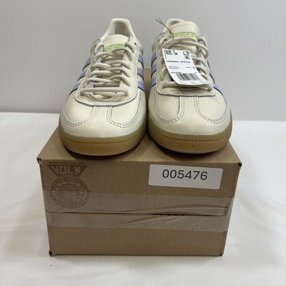 Adidas Handball Spezial Men's 11.5 IH2460 Off White Violet Purple Gum IH2460 NEW - Picture 12 of 12